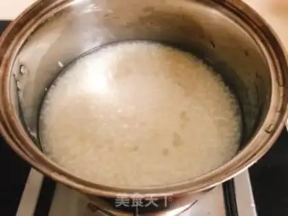 Make A rice sesame cake step 0