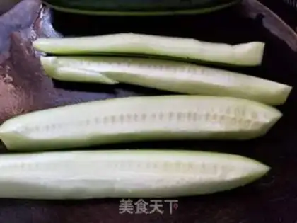 Make Shrimp-skinned cucumber step 2