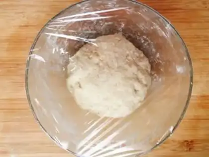Make A rice sesame cake step 2
