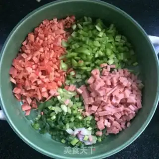Make Pepper egg fried rice step 3