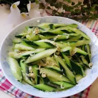 Make Shrimp-skinned cucumber step 9