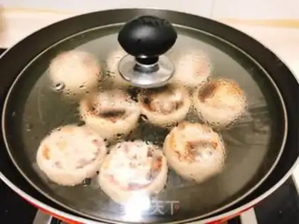 Make A rice sesame cake step 6