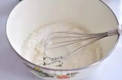 Make Leafseed vegetable pancakes step 0