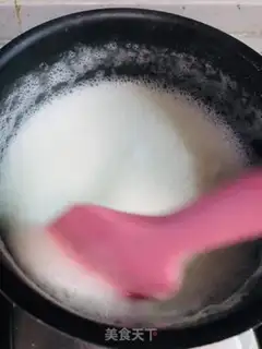 Make Cotton candy banana ice cream step 4