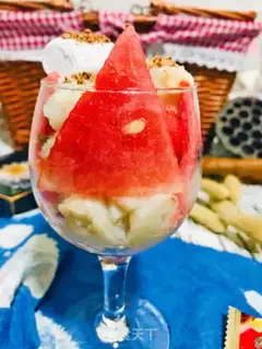 Make Cotton candy banana ice cream step 9