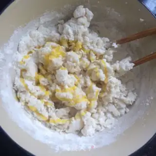 Make Onion cakes step 1