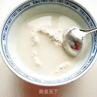 Make Pink potato egg skin step 1