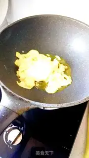 Make Eggs fried green bean sprouts step 3