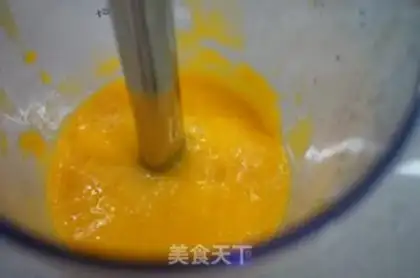 Make Mango pudding step 1