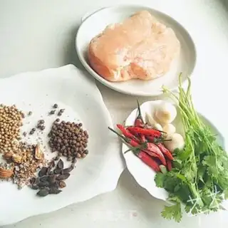 Make Spicy chicken silk step 0