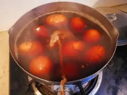 Make Five spicy tea eggs step 7
