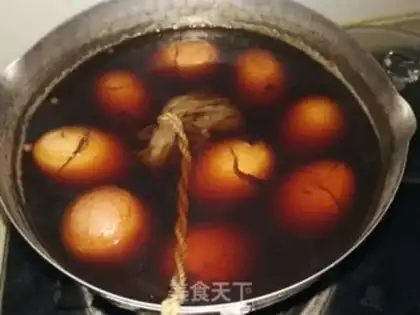 Make Five spicy tea eggs step 8