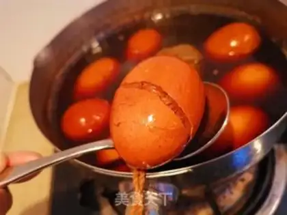 Make Five spicy tea eggs step 9