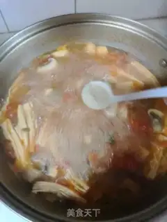 Make Mushroom mackerel soup step 4