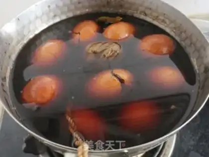 Make Five spicy tea eggs step 10
