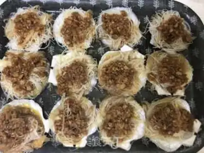 Make Garlic fan sap step 13