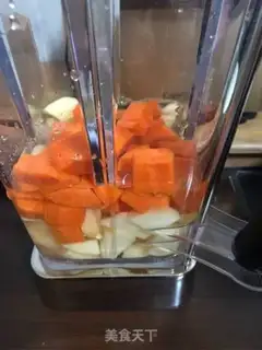 Make Carrot apple juice step 4