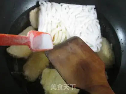 Make Fresh chicken with potatoes step 8