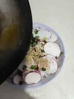 Make Quick hand with radish step 5
