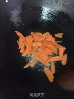 Make Carrot. Dutch bean ear step 4