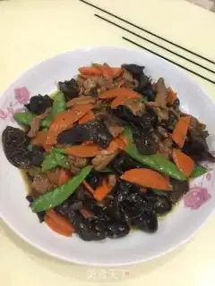Make Carrot. Dutch bean ear step 10