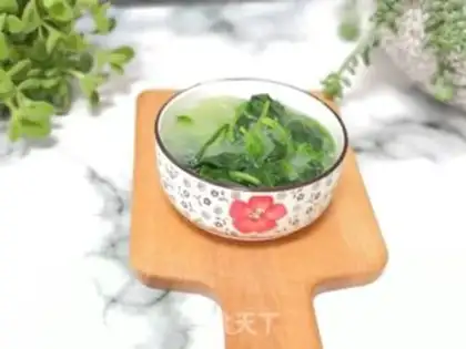 Make Fan spinach soup step 4