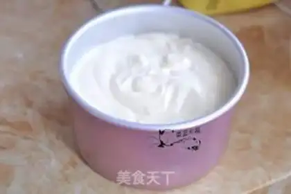 Make A mashed milkcap cake step 5