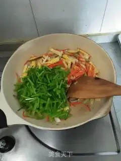 Make Tofu fried celery step 9