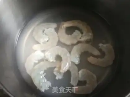 Make Garlic shrimp step 2
