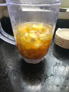 Make Pineapple mango juice step 2