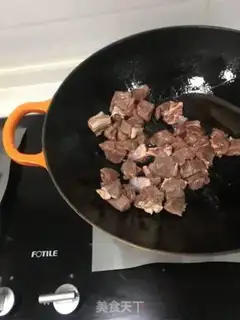 Make Black pepper beef step 2