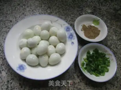 Make Tiger-skind quail eggs step 0