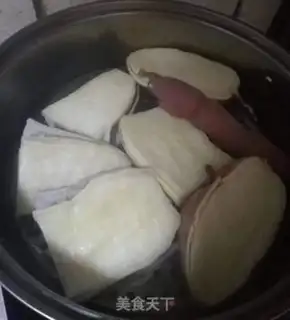 Make Red potato rice cake step 0