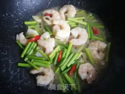 Make Garlic shrimp step 9