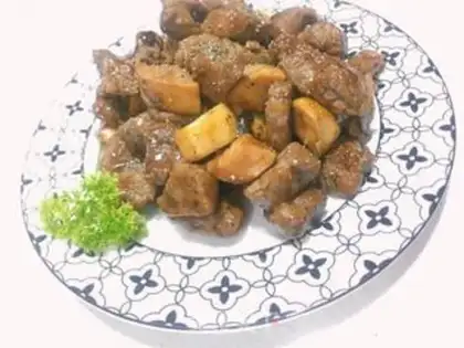 Make Black pepper beef step 6