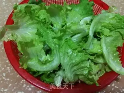 Make Garlic lettuce step 0