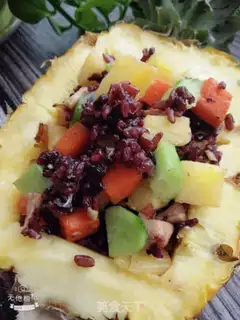 Make Pineapple rice step 17