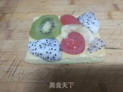 Make Fruit chocolate naked cake step 10