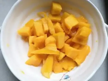 Make Eggskin mango soufflé step 2