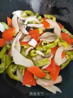 Make Puffing almond mushrooms step 3
