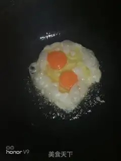 Make Egg river powder step 0