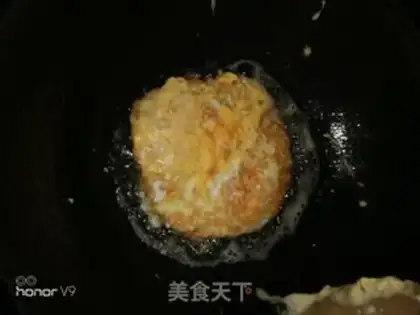 Make Egg river powder step 1