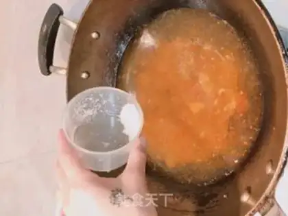 Make Sour soup, fat cow step 4