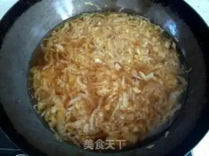 Make Silverfish sour fan soup step 8