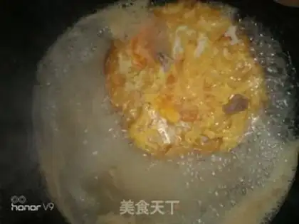 Make Egg river powder step 4