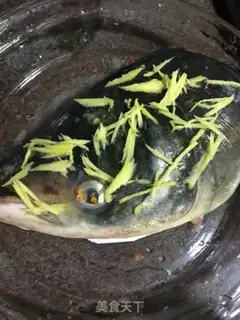 Make Pire chopping fish head noodles step 9