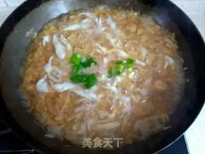 Make Silverfish sour fan soup step 12