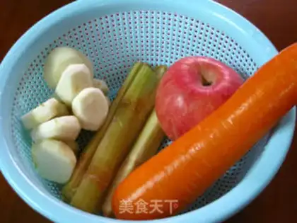 Make Apple radish cane marty step 0