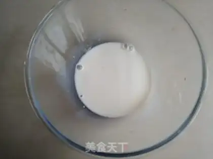 Make The yeast cones step 0