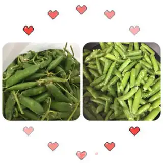 Make Salty peas step 0